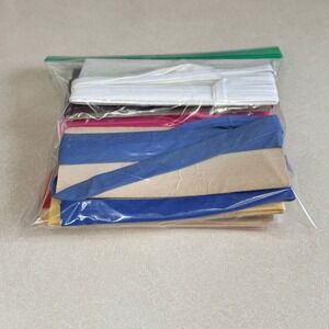 Vintage Bias Tape Seam Binding Lot Multicolor Cotton Poly Sewing Notions Trim